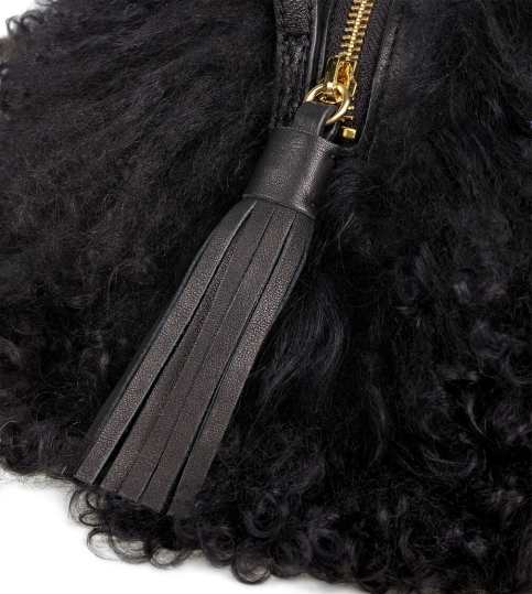 Mongolian pom pom crossbody discount